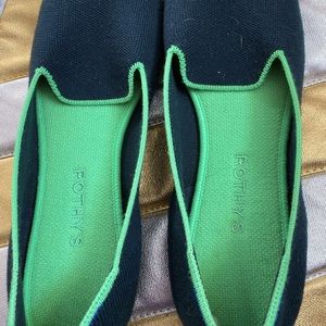 Rothy’s Size 10 Forest Green Merino Loafers